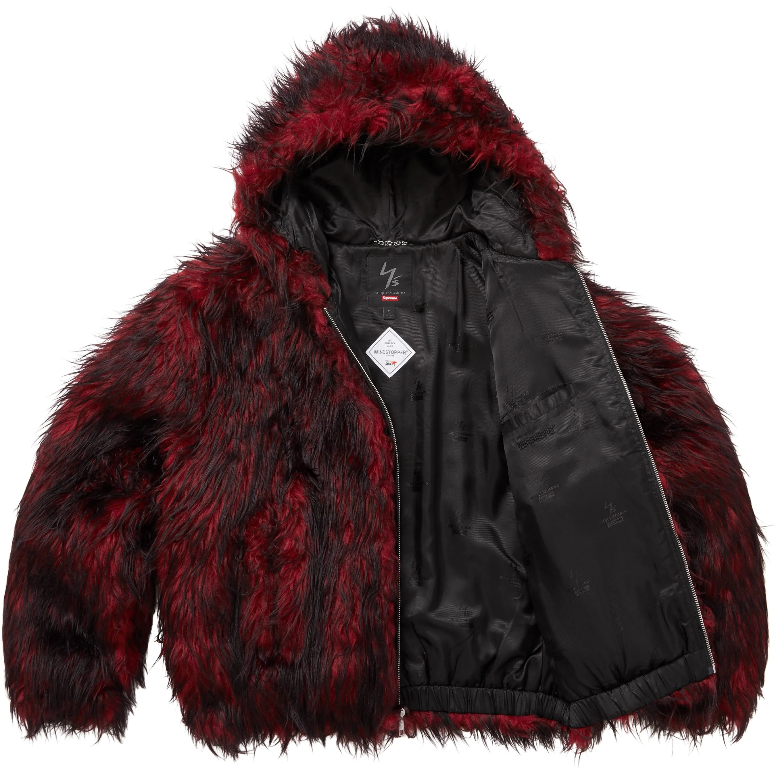 Supreme®/Y’s Faux Fur WINDSTOPPER® Hooded Bomber Jacket view 11